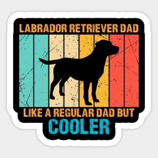 Labrador Retriever Dad Sticker